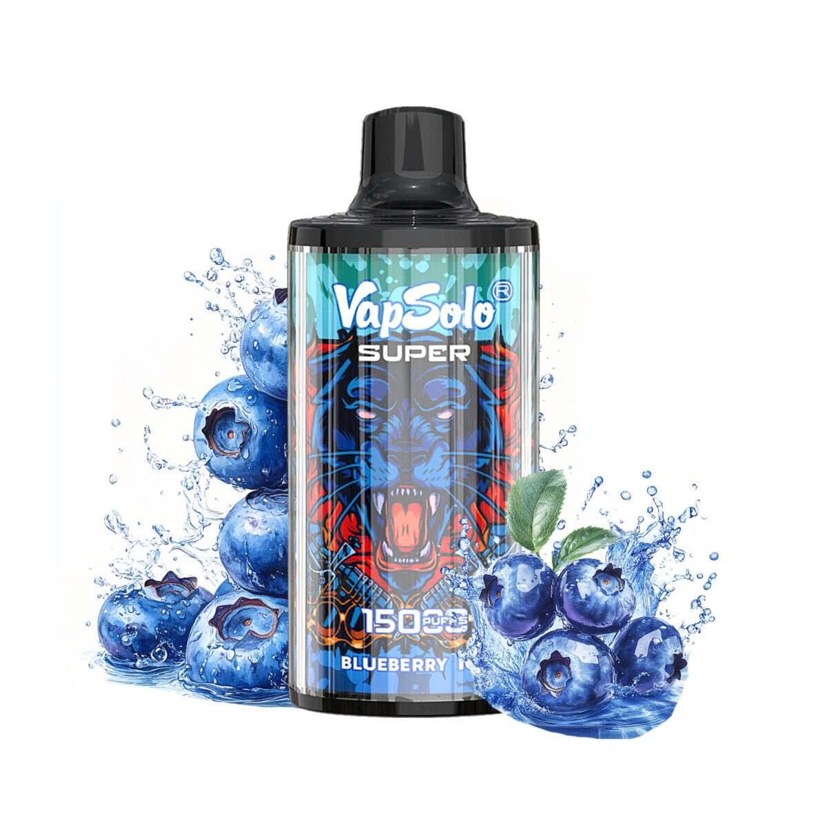 BLUEBERRY ICE Vapsolo Super 15000 puffs 15K