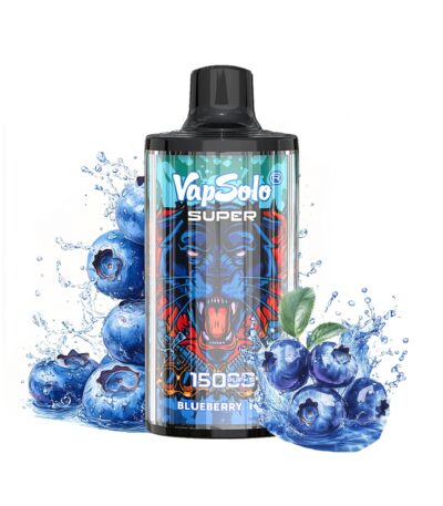 BLÅBÄR ICE Vapsolo Super 15000 puffar 15K