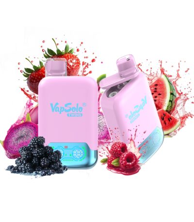 Svart is Dragon Fruit Jordgubb & hallon Vattenmelon Vapsolo Twins 20000 Puffs 20k Två olika smaker Vapes Vapsolo Twins 20000 Puffs 20k Två olika smaker Vapes