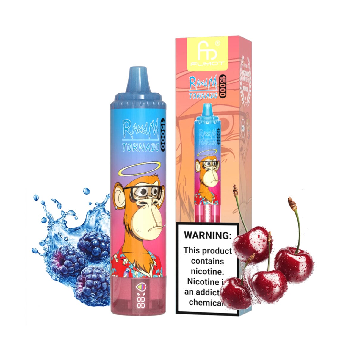 Blue Razz Cherry randm tornado 15000 vapes engros