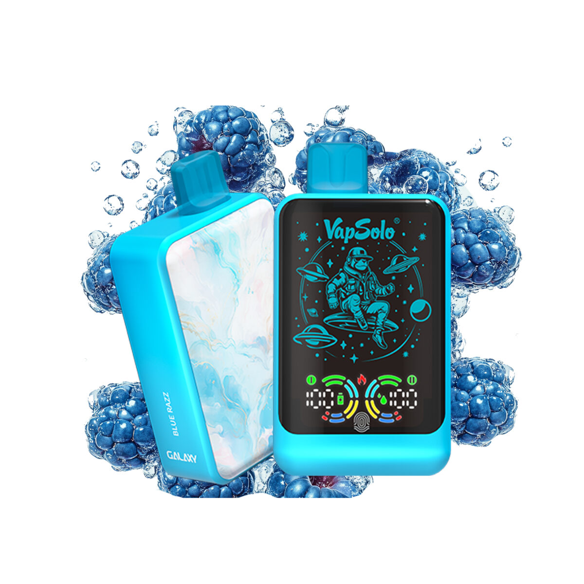 Blue razz vapsolo galaxy 30000 Puffs 30k