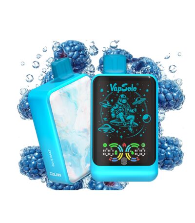 Blå razz vapsolo galaxy 30000 Puffar 30k