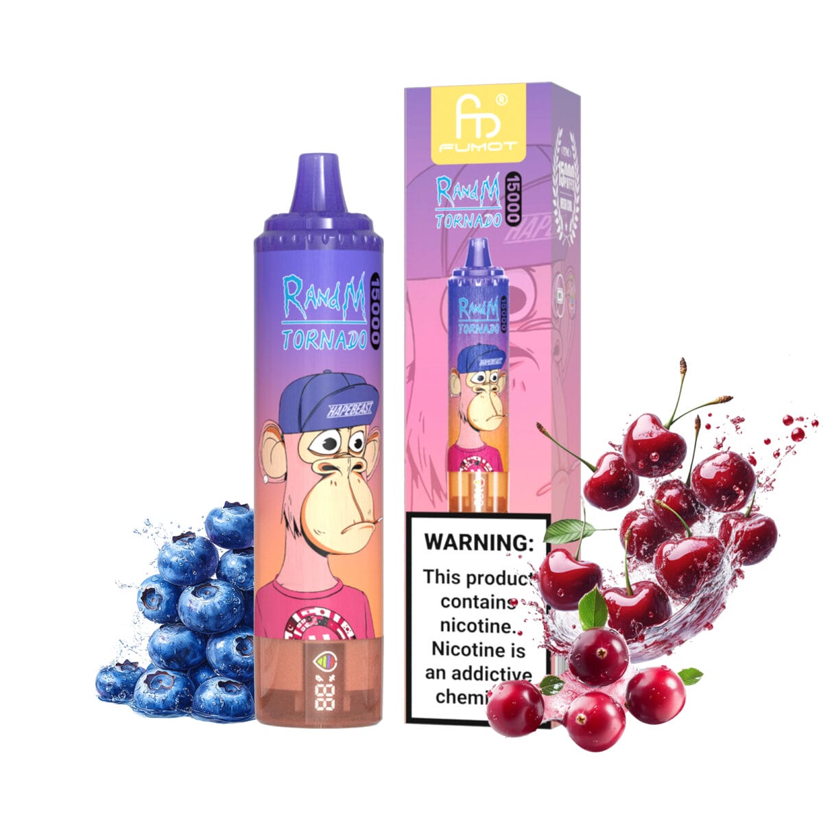 Blueberry Cherry Cranberry randm tornado 15000 vapes wholesale