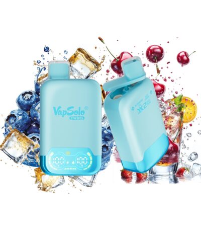 Blueberry Ice & Fizzy Cherry Vapsolo Twins 20000 Puffs 20k Två olika smaker Vapes