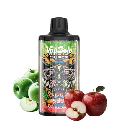 DUBBEL ÄPEL Vapsolo Super 15000 puffar 15k