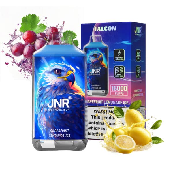 Grapefrugt-limonade-ispinde jnr falcon 16k 16000 puffs