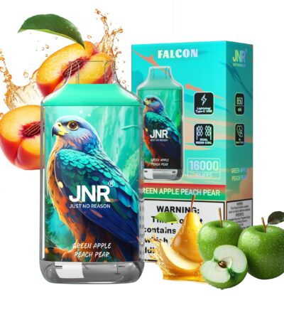 Mela verde Pesca Pera puff jnr falcon 16k 16000 puff