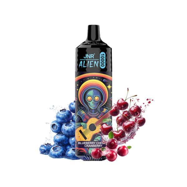 JNR ALIEN 10000 puffs 10k BLUEBERRY CHERRY CRANBERRY