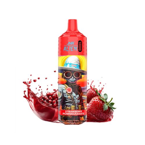 JNR ALIEN 10000 Windbeutel 10k STRAWBERRY Granatapfel