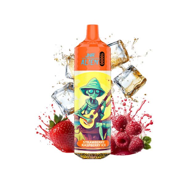 JNR ALIEN 10000 puffs 10k STRAWBERRY RASPBERRY ICE