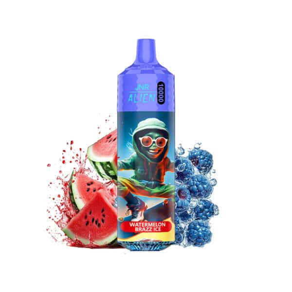 JNR ALIEN 10000 puffs 10k WATERMELON BRAZZ ICE