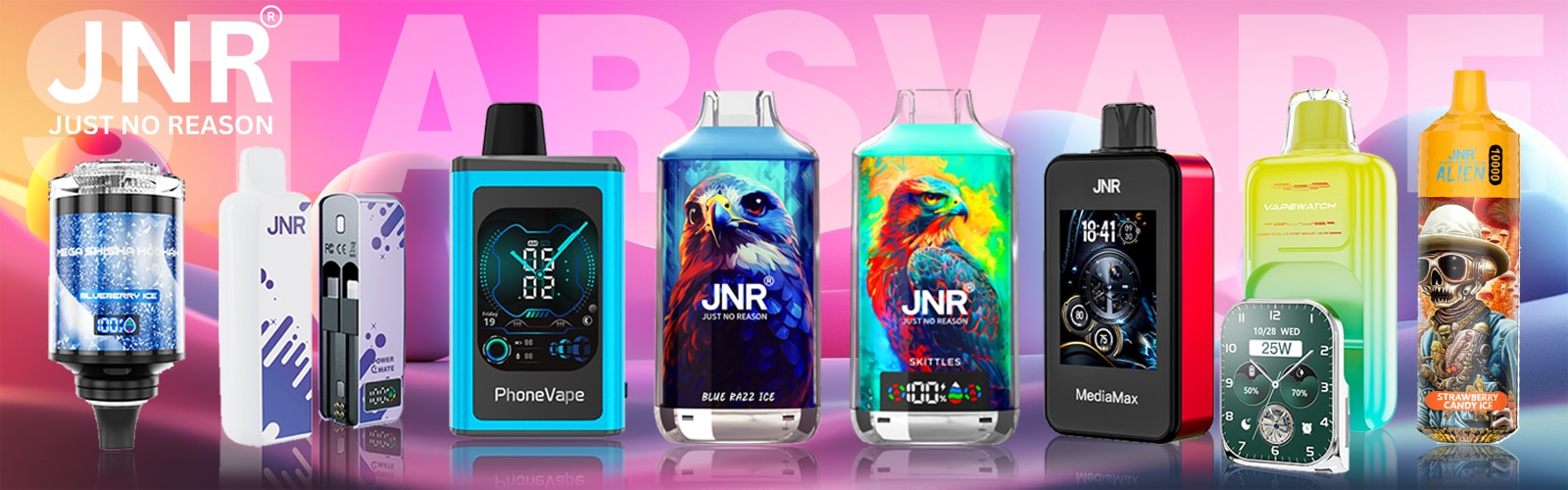 JNR PUFF VAPE Brand banner ALIEN 10000 16000 18000 25000 30000 40000 Puff 10K 16K 18K 25K 30K 40KVapes Vaporsun Vape Bar monouso shisha Puff Electronic Cig Disposable Vape