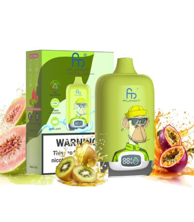 Kiwi Passionsfrugt Guava randm tornado Digital Box 12000 puffs