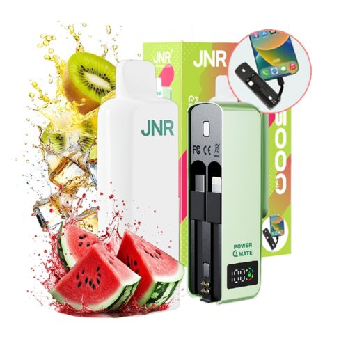 Kiwi Watermelon Ice JNR POWER MATE 30000 Puffs 30k 5000mah