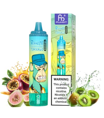 Kiwi passionsfrugt guava randm tornado 15000 vapes engros