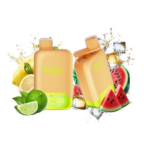 Λεμόνι Lime & Καρπούζι Ice Vapsolo Twins 20000 Puffs 20k Δύο διαφορετικές γεύσεις Vapes