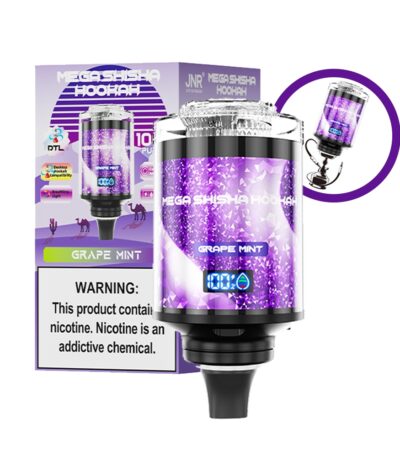 Mega Shisha Narghilè 100k Menta d'uva