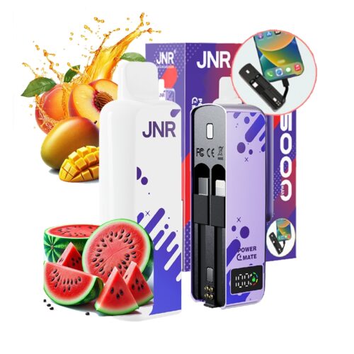 Pêche Mangue Pastèque JNR POWER MATE 30000 Puffs 30k 5000mah