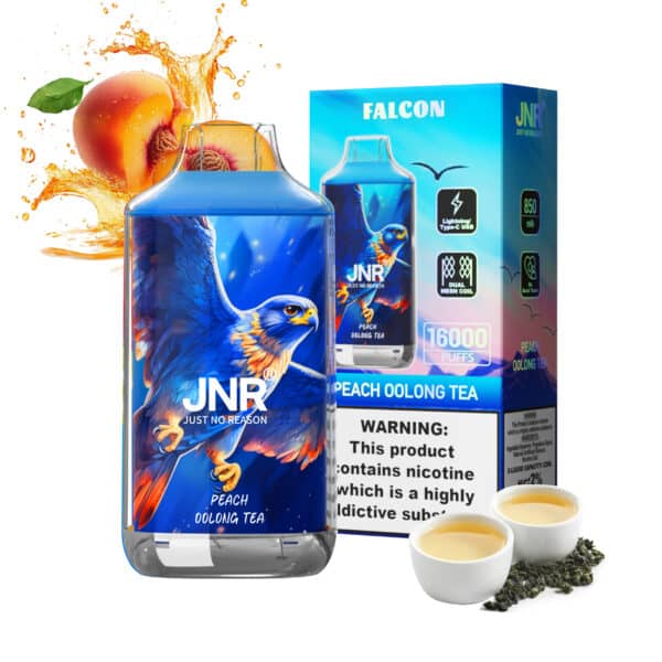 Pfirsich Oolong Tee puff jnr falcon 16k 16000 puffs
