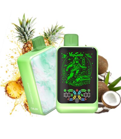 Pineapple coconut vapsolo galaxy 30000 Puffs 30k