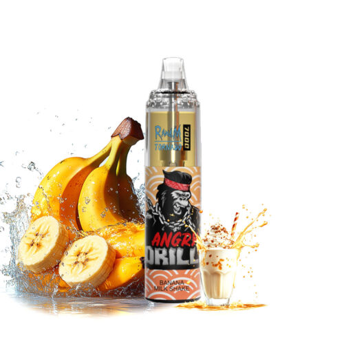 RandM Tornado 7000 Puffs Banana Milkshake