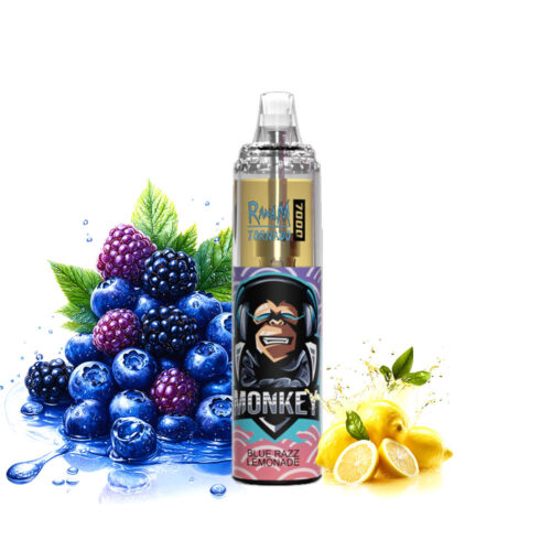 RandM Tornado 7000 Puffs Blue Razz Lemonade
