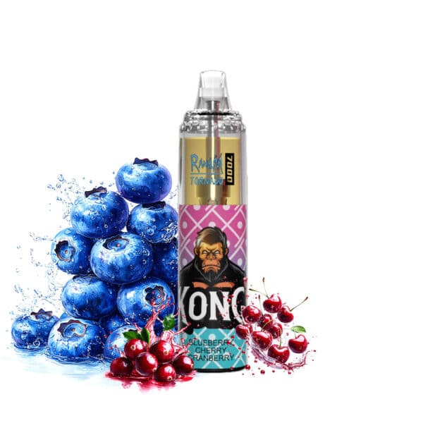 RandM Tornado 7000 Puffs Blueberry Cherry Cranberry