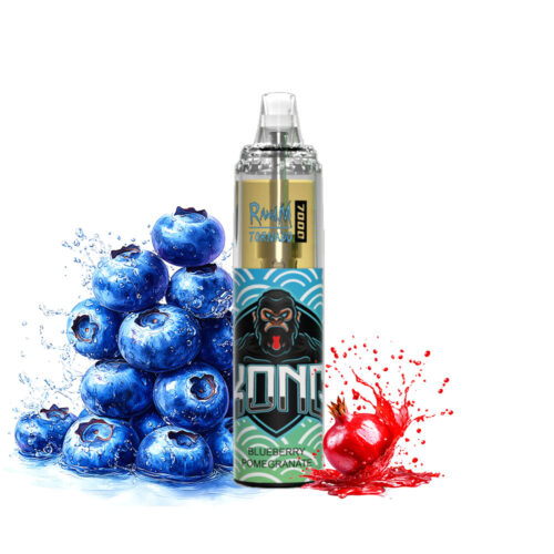 RandM Tornado 7000 Puffs Βατόμουρο Ρόδι
