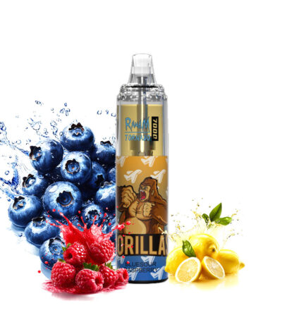 RandM Tornado 7000 Puffs Bluesour Raspberry