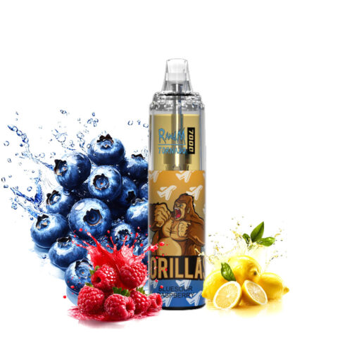 RandM Tornado 7000 Puffs Bluesour Raspberry