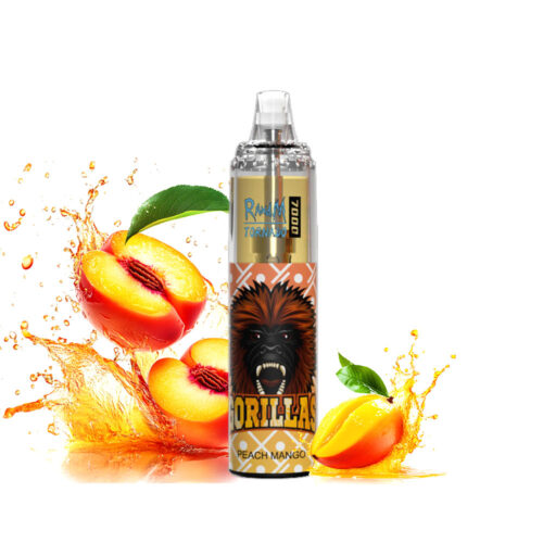 RandM Tornado 7000 Puffs Pêche Mangue