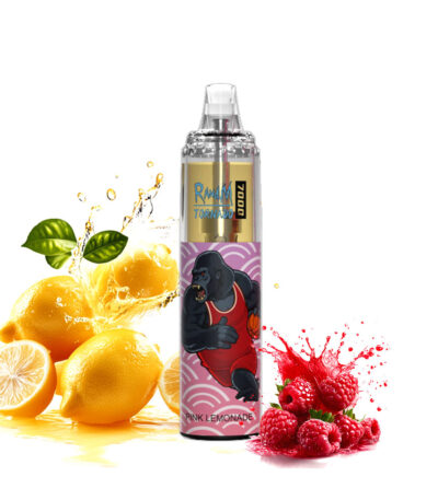 RandM Tornado 7000 Puffs Roze Limonade