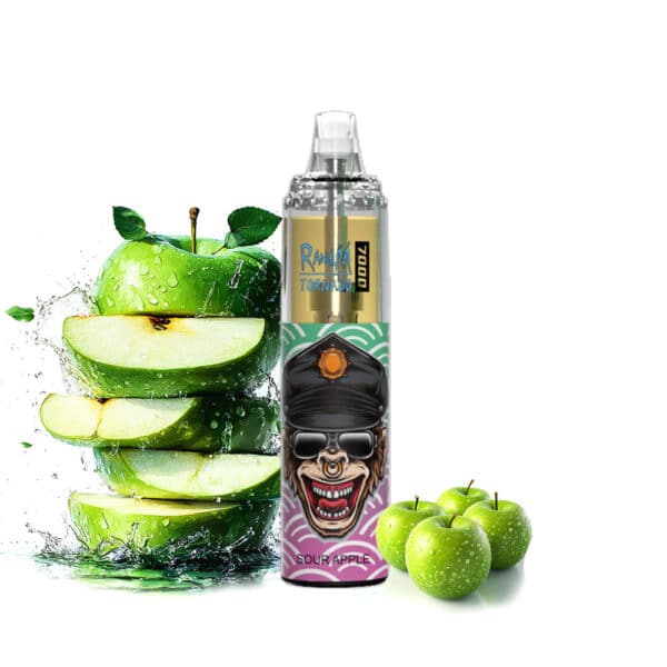 RandM Tornado 7000 Puffs Sour Apple