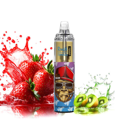 RandM Tornado 7000 Puffs Jordgubb Kiwi