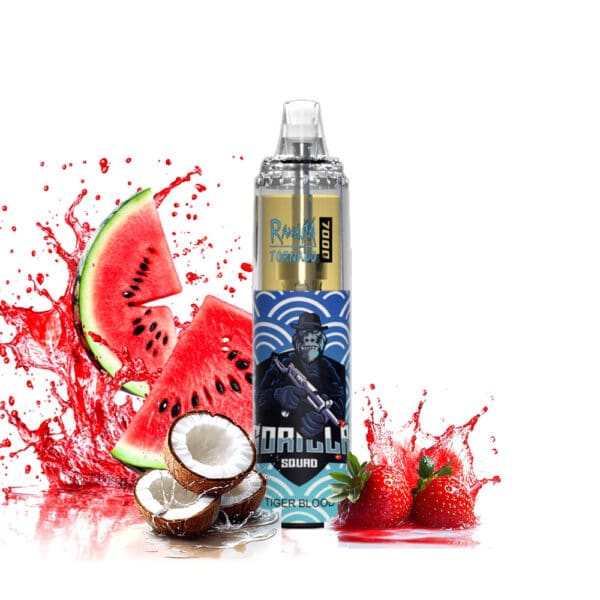RandM Tornado 7000 Puffs Tiger Blood