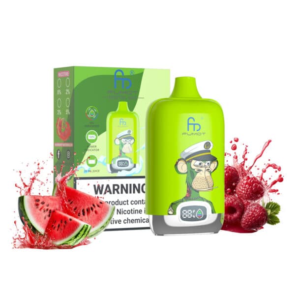Raspberry Watermelon randm tornado Digital Box 12000 puffs