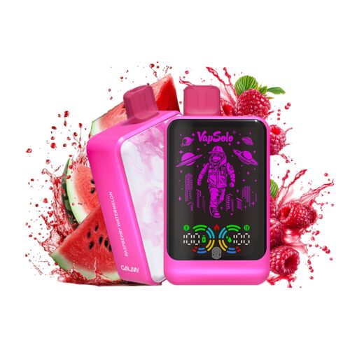 Hindbær vandmelon vapsolo galaxy 30000 Puffs 30k