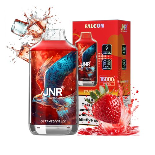 Φράουλα Ice puff jnr falcon 16k 16000 puffs