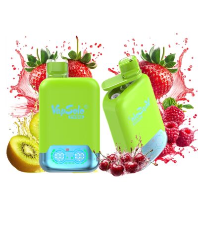 Strawberry Kiwi & Strawberry Raspberry Cherry Ice Vapsolo Twins 20000 Puffs 20k Dwa różne smaki Vapes