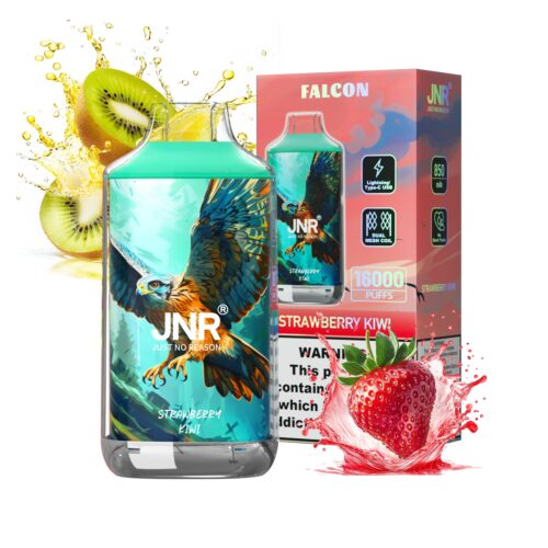 Φράουλα Kiwi puff jnr falcon 16k 16000 puffs