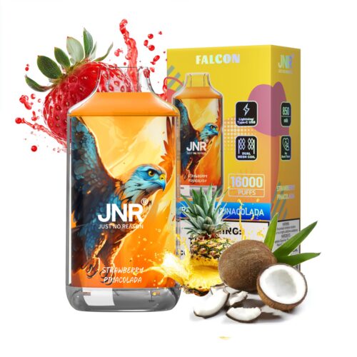 Φράουλα Pinacolada puff jnr falcon 16k 16000 puffs