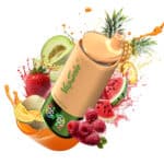 Fragola Lampone & Triplo Melone & Mango Aspro Ananas Vapsolo Triplo 30000 Bignè 30k Gusto 3in1