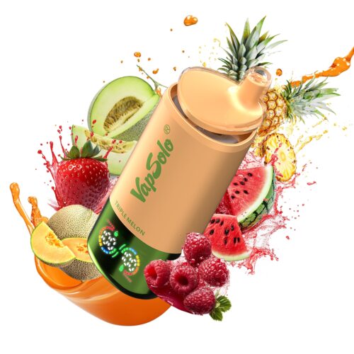 Erdbeere-Himbeere & Dreifach-Melone & Saure Mango-Ananas Vapsolo Triple 30000 Puffs 30k 3in1 Flavor