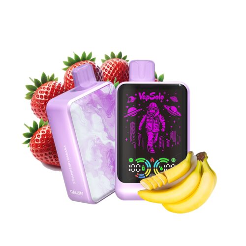 Φράουλα μπανάνα vapsolo galaxy 30000 Puffs 30k