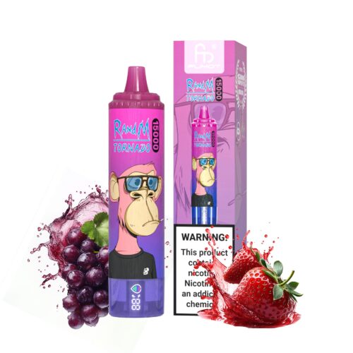 Jordgubbsdruva randm tornado 15000 vapes grossist