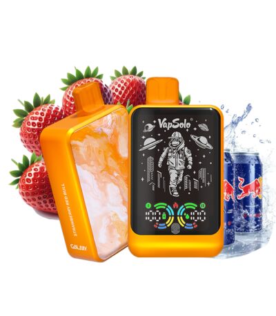 Strawberry redbull vapsolo galaxy 30000 Puffs 30k