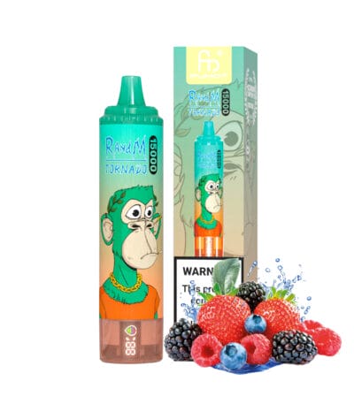 Kolminkertainen marja randm tornado 15000 vapes tukku
