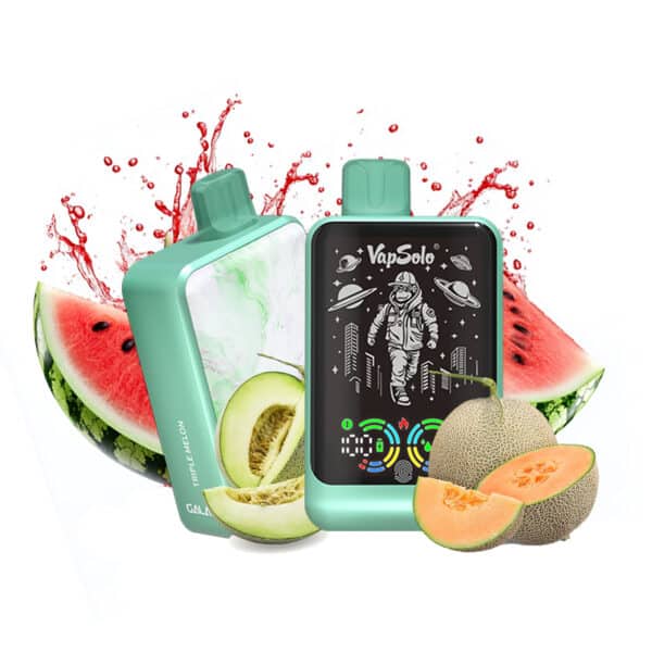 Triple melon vapsolo galaxy 30000 Puffs 30k