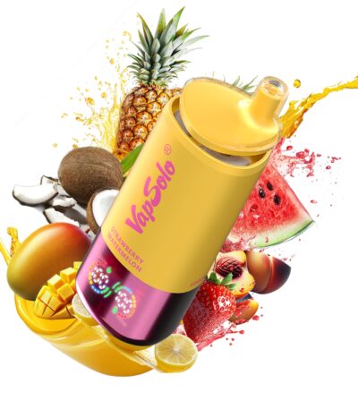 Tropical Fruit & Strawberry Watermelon & Lemon Peach Vapsolo Triple 30000 Puffs 30k 3in1 Flavor