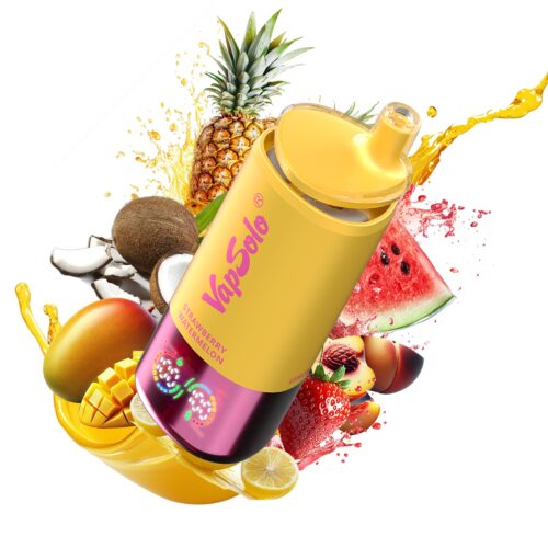 Tropical Fruit & Strawberry Watermelon & Lemon Peach Vapsolo Triple 30000 Puffs 30k 3in1 Flavor